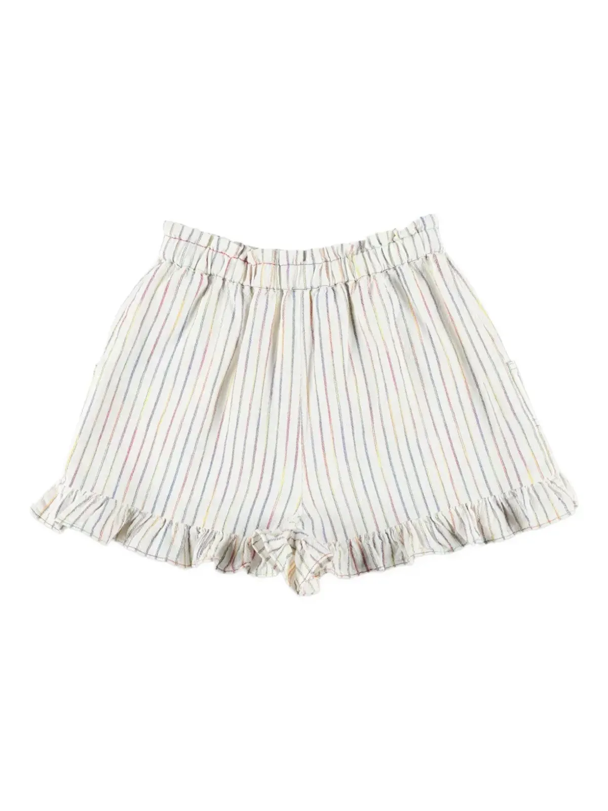 ZIMMERMANN Kids Rhiannon ruffled striped shorts - 画像2