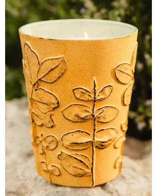 Baobab Collection Garrigue エンボス加工セラミックキャンドル - サムネイル3