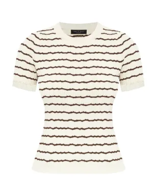 rag & bone ストライプ柄リブトップス - サムネイル1