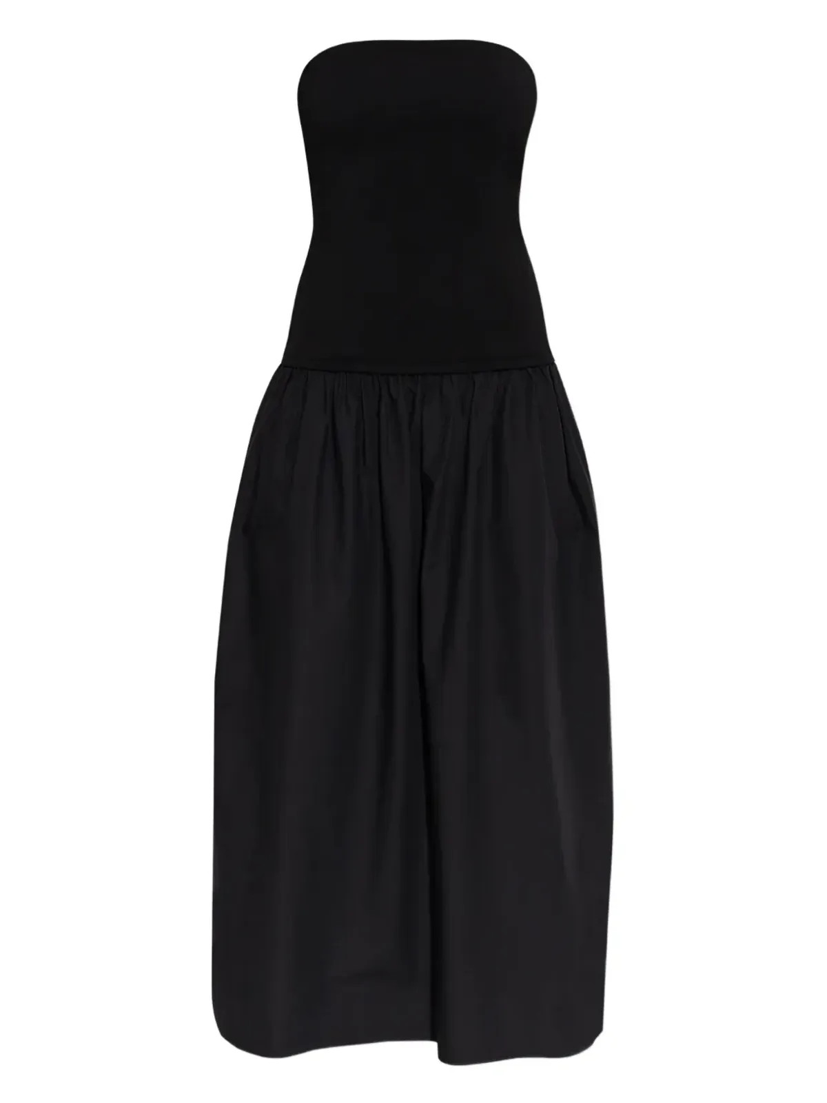 rag & bone アイリーナ ストラップレス ギャザード マキシドレス - 画像1