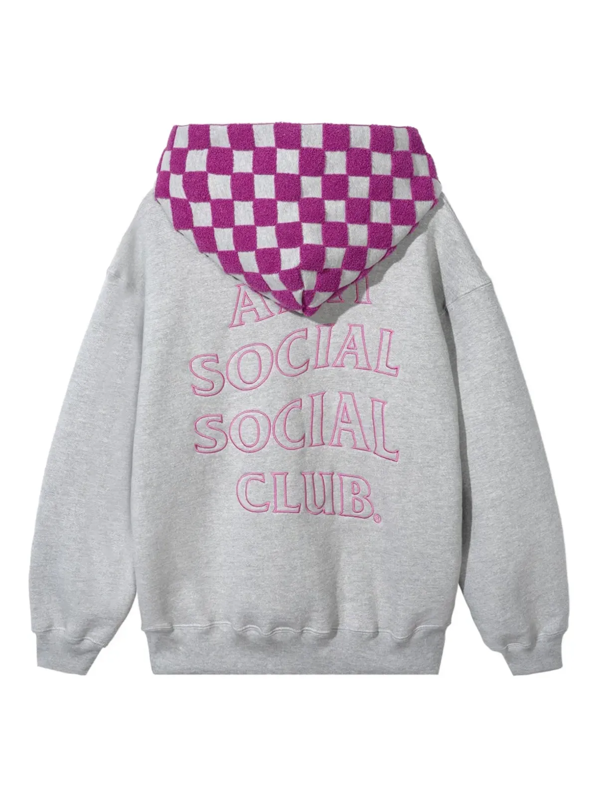 Anti Social Social Club チェック柄フーディ - 画像2