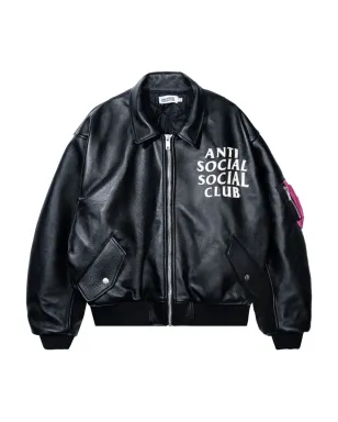 Anti Social Social Club ロゴプリント ボンバージャケット - サムネイル1
