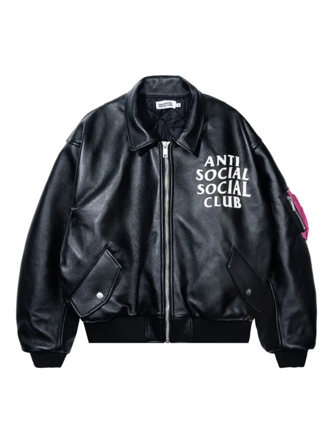 Anti Social Social Club Anti Social Social Club ロゴプリント ボンバージャケットの商品画像
