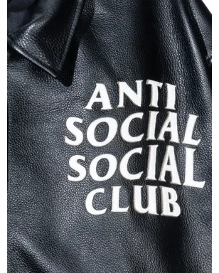 Anti Social Social Club ロゴプリント ボンバージャケット - サムネイル3