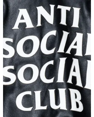 Anti Social Social Club ロゴプリント ボンバージャケット - サムネイル4