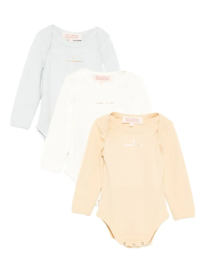 The Animals Observatory The Animals Observatory 長袖ボディスーツ（3枚セット）の商品画像