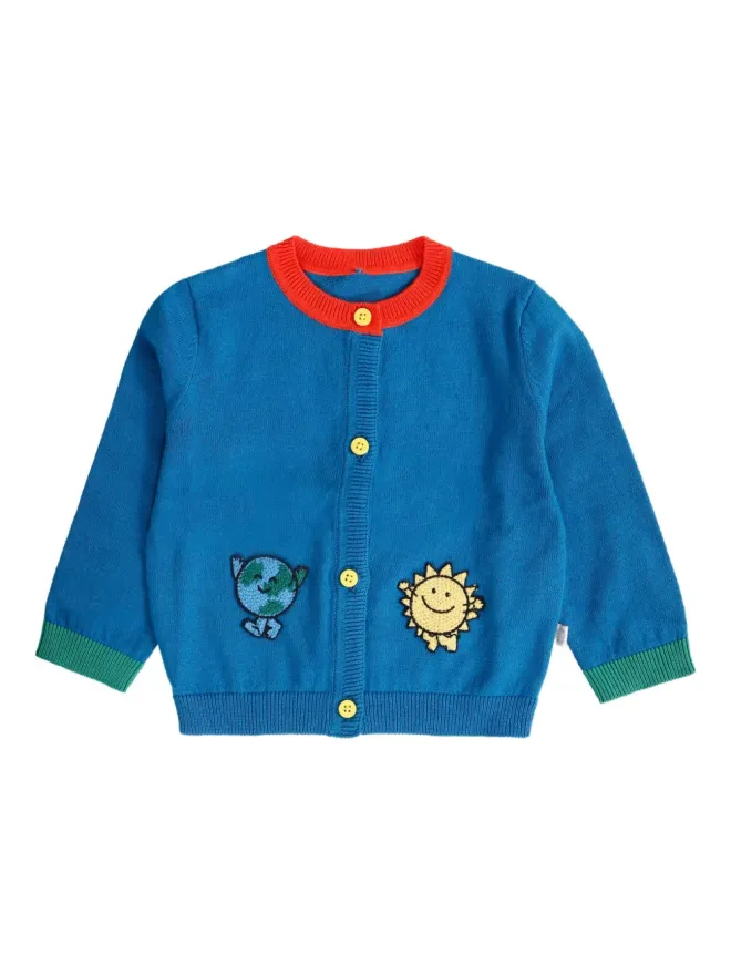 Stella McCartney Kids Stella McCartney Kids 刺繍アップリケ付きカーディガンの商品画像