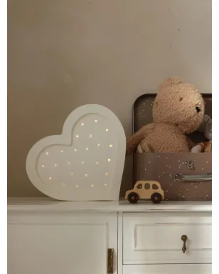 Little Lights ハート型イルミネーション ウォールデコレーション - ホワイト - サムネイル4
