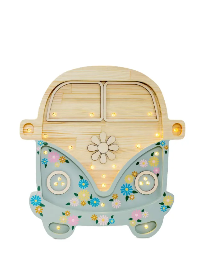 Little Lights Little Lights 花柄のヴァン型ナイトライトの商品画像