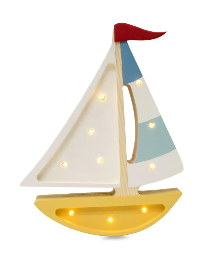 Little Lights Little Lights 帆船型ライト - Whiteの商品画像