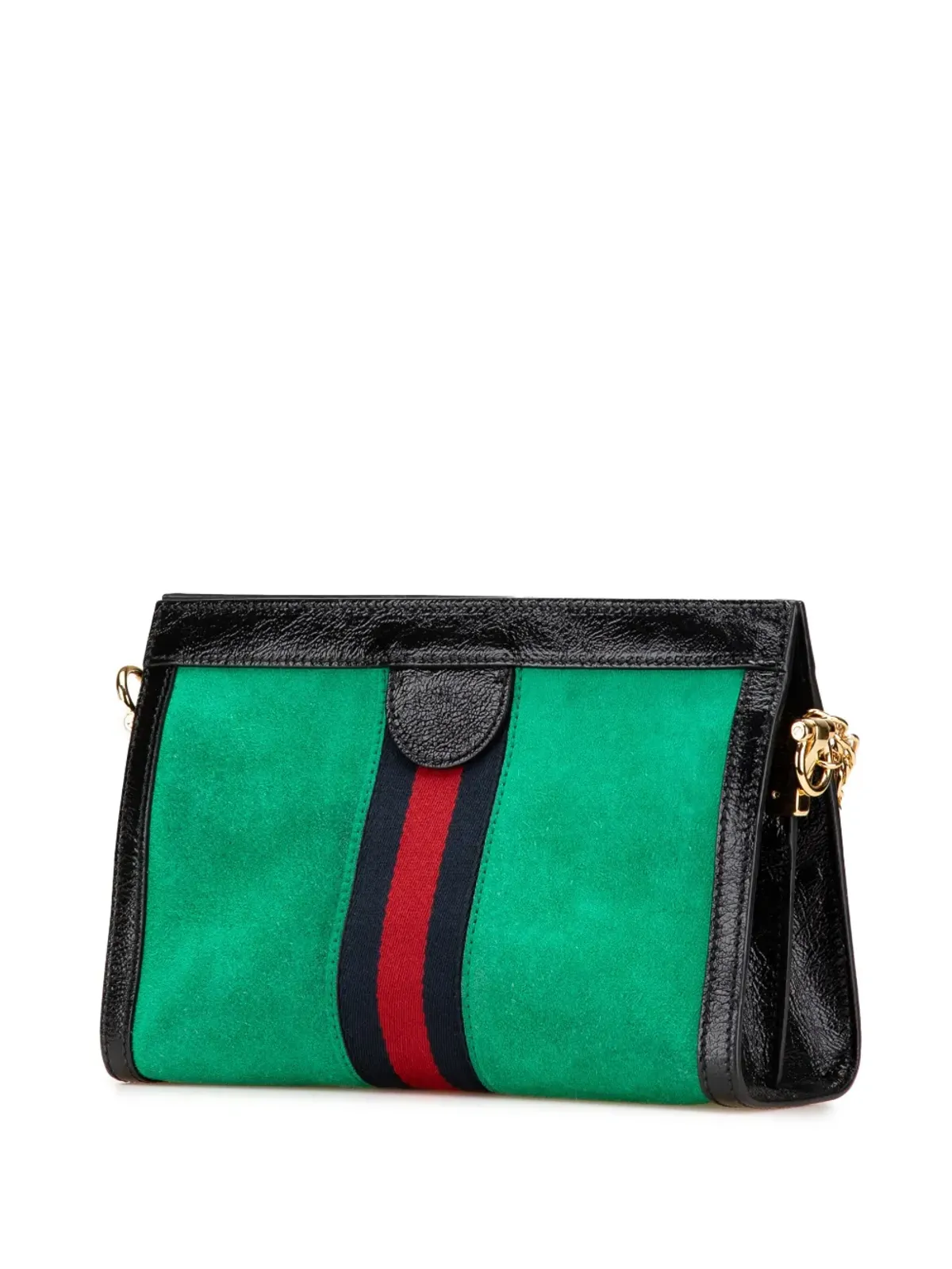 Gucci ビンテージ 2016-2024 ミニ スエード オフィディア チェーン クロスボディバッグ - ブラック - 画像3