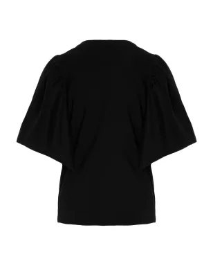 LE TWINS パフドショルダーTシャツ ブラック - サムネイル2