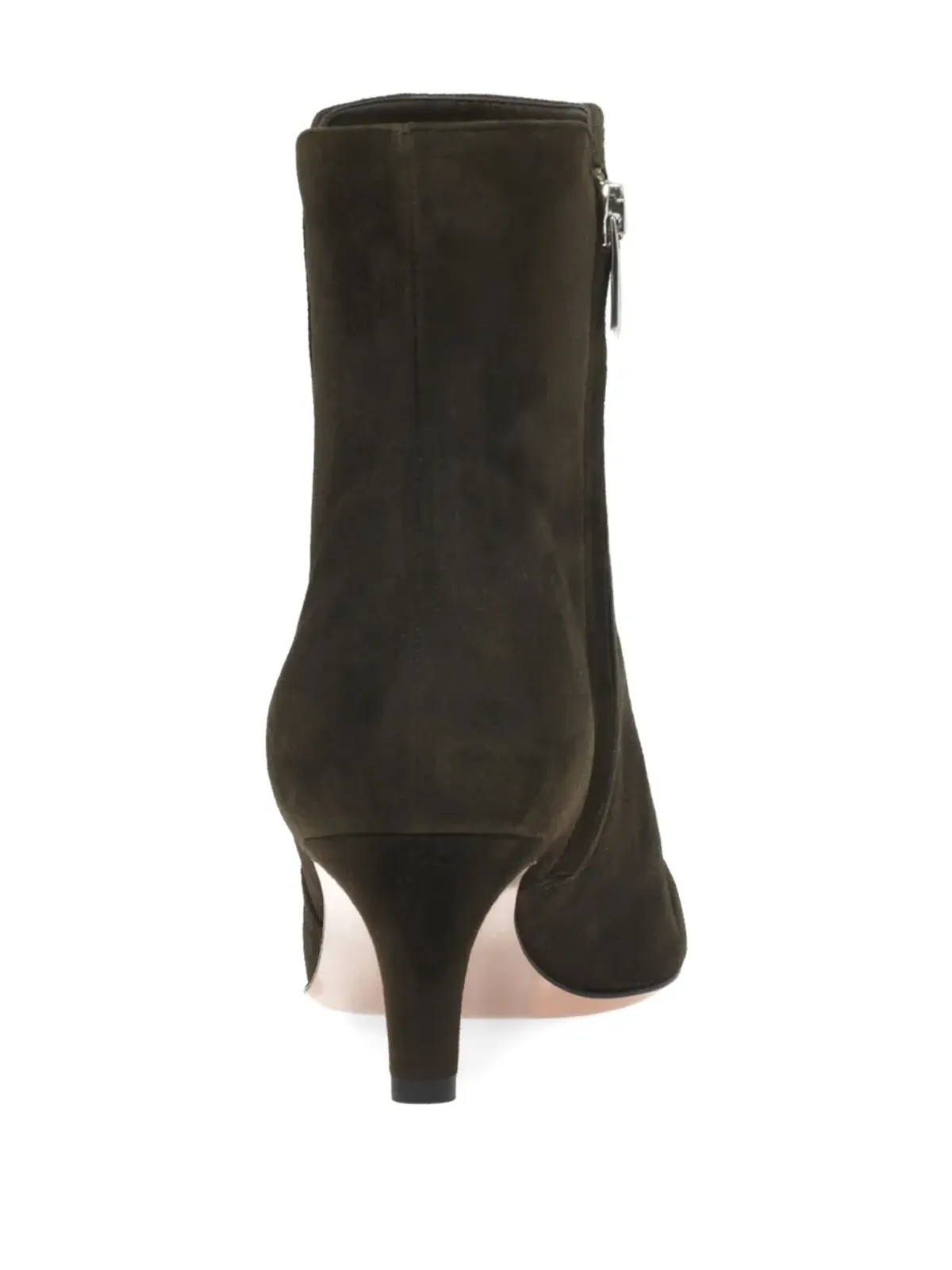 Gianvito Rossi ポインテッドトゥ スエード アンクルブーツ - 画像3