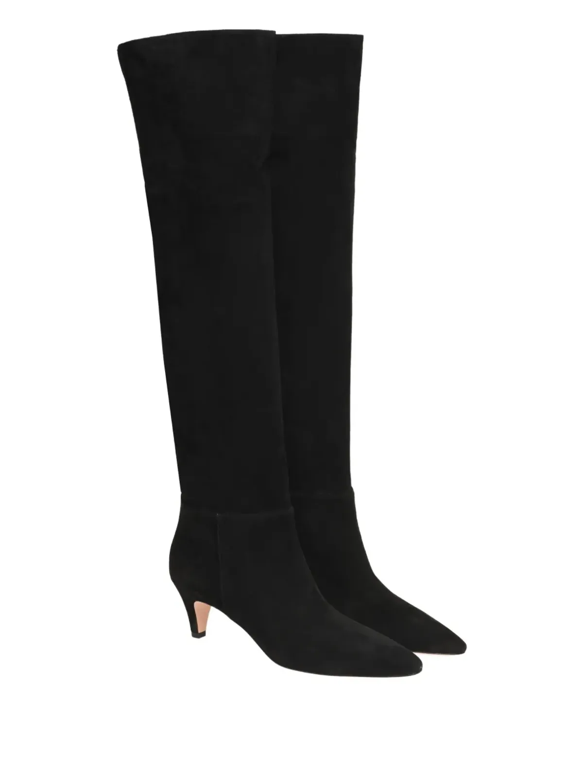 Gianvito Rossi ニーハイ・ポインテッドトゥ ブーツ - ブラック - 画像2