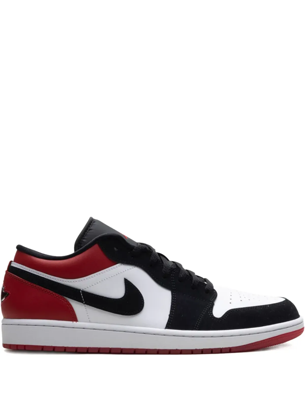 Jordan 1 ロー ホワイト/ Varsity Red/ ブラック スニーカー - 画像1
