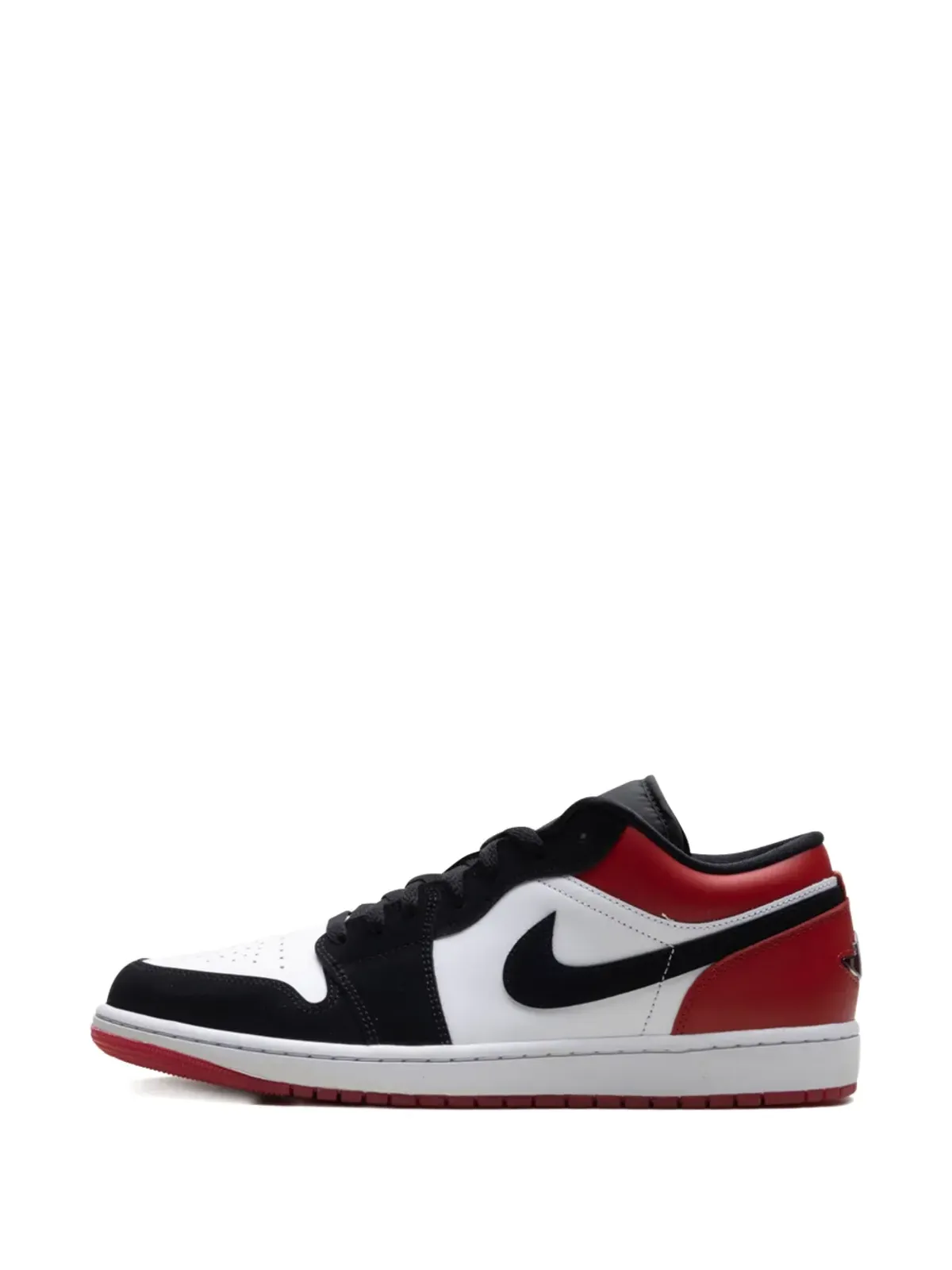 Jordan 1 ロー ホワイト/ Varsity Red/ ブラック スニーカー - 画像5