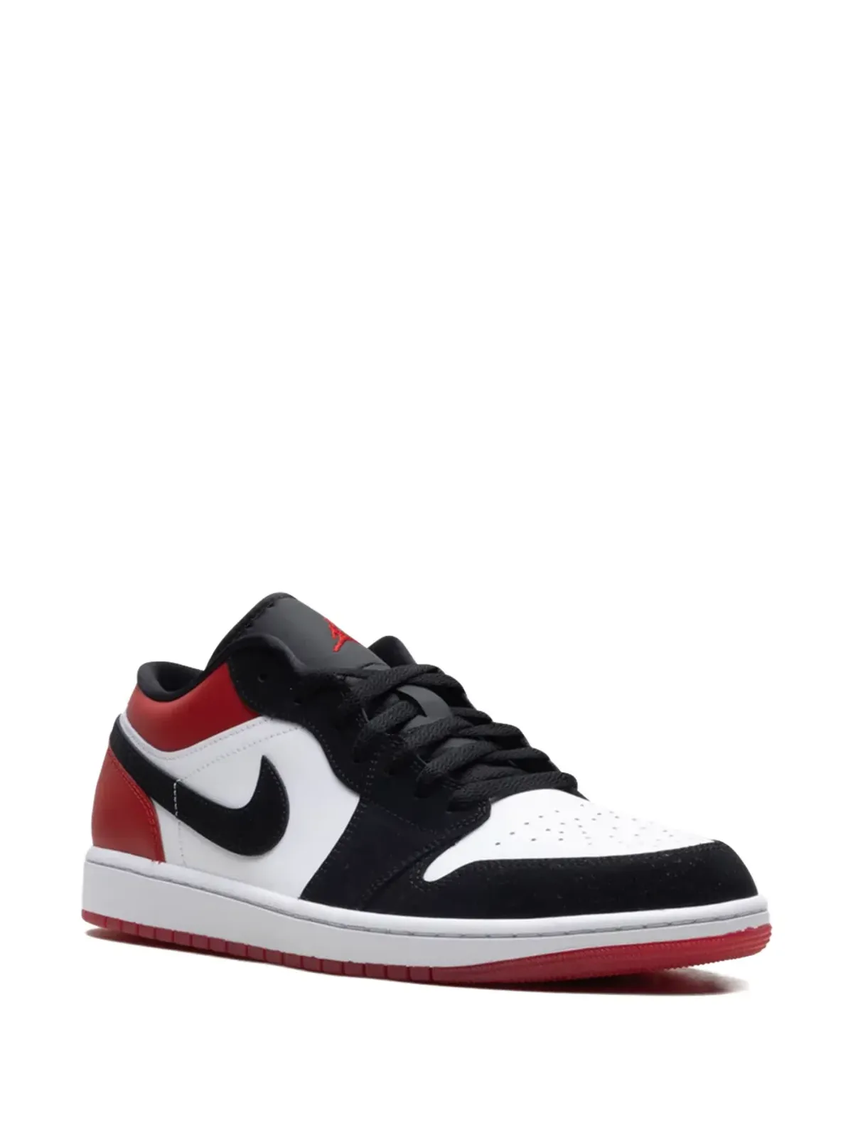 Jordan 1 ロー ホワイト/ Varsity Red/ ブラック スニーカー - 画像2