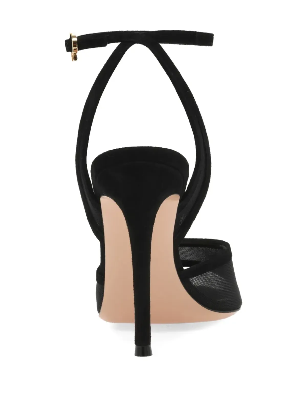 Gianvito Rossi 100mm Doreta スリングバックサンダル - ブラック - 画像3