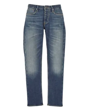 Emporio Armani ダメージ加工デニム ジーンズ ブルー - サムネイル1