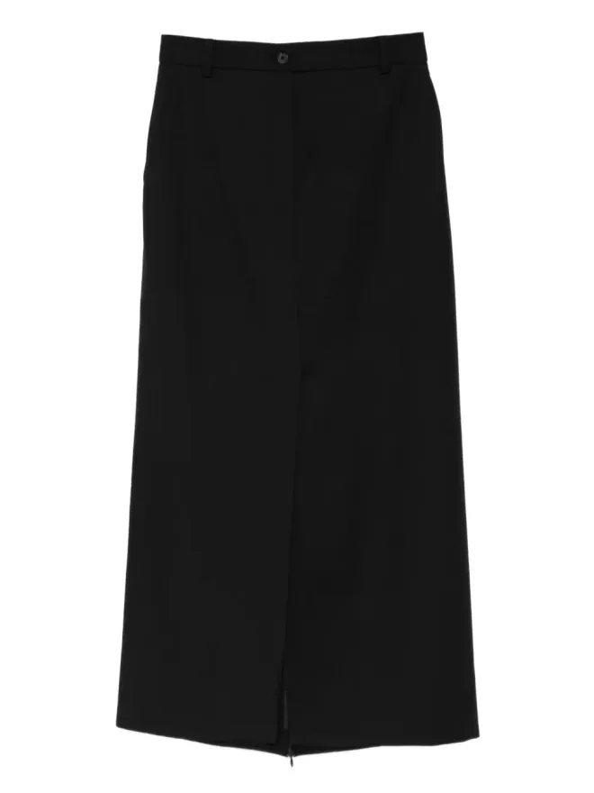 FRENKEN Frenken トリプルパンツ スリットスカート ブラックの商品画像
