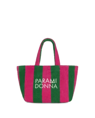 PARAMIDONNA Kids ストライプトートバッグ - サムネイル1