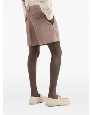 Emporio Armani ベルトループ付きショートパンツ - ニュートラルカラー - サムネイル3