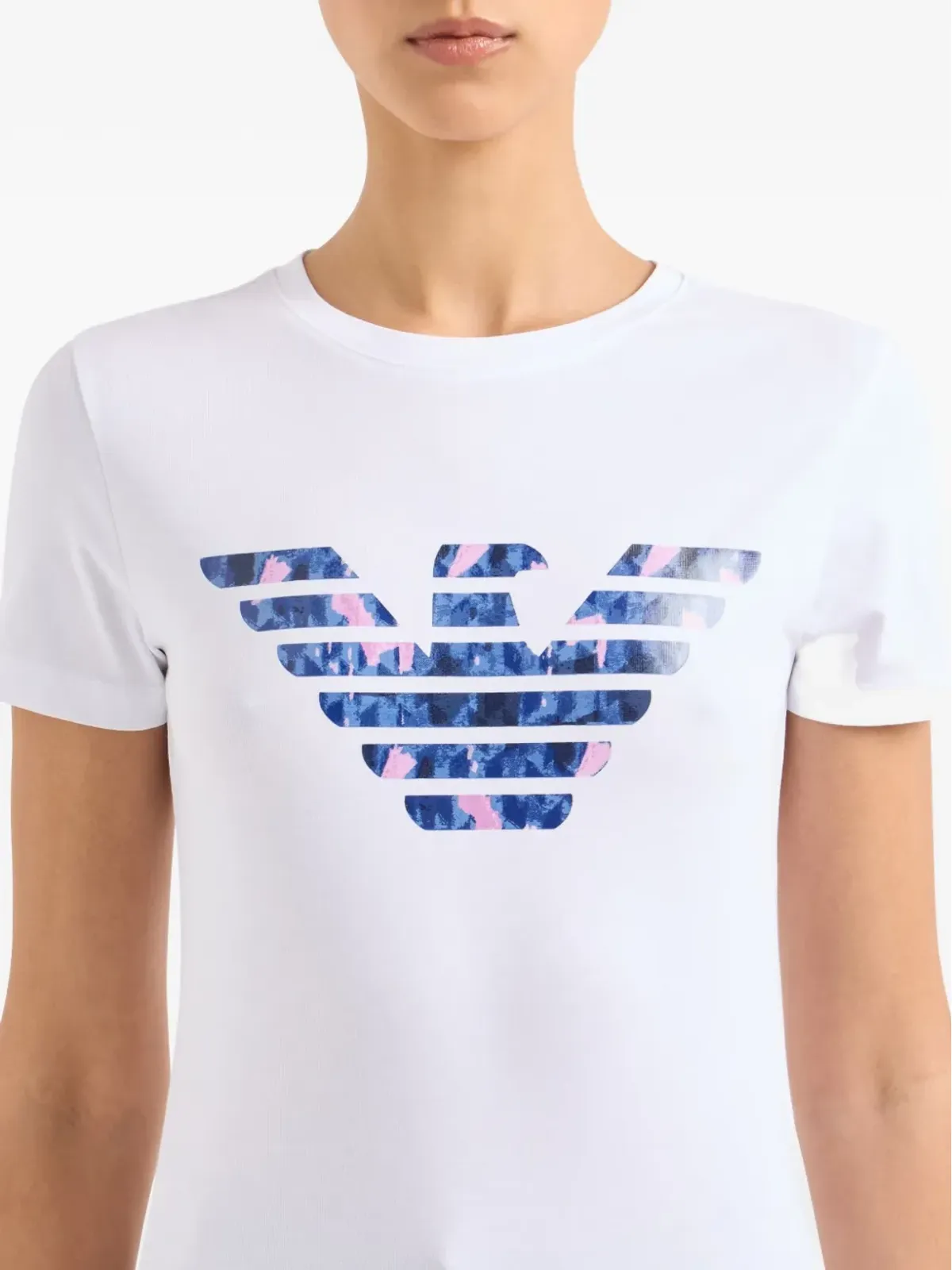 Emporio Armani eagle.graphic Tシャツ - ホワイト - 画像5