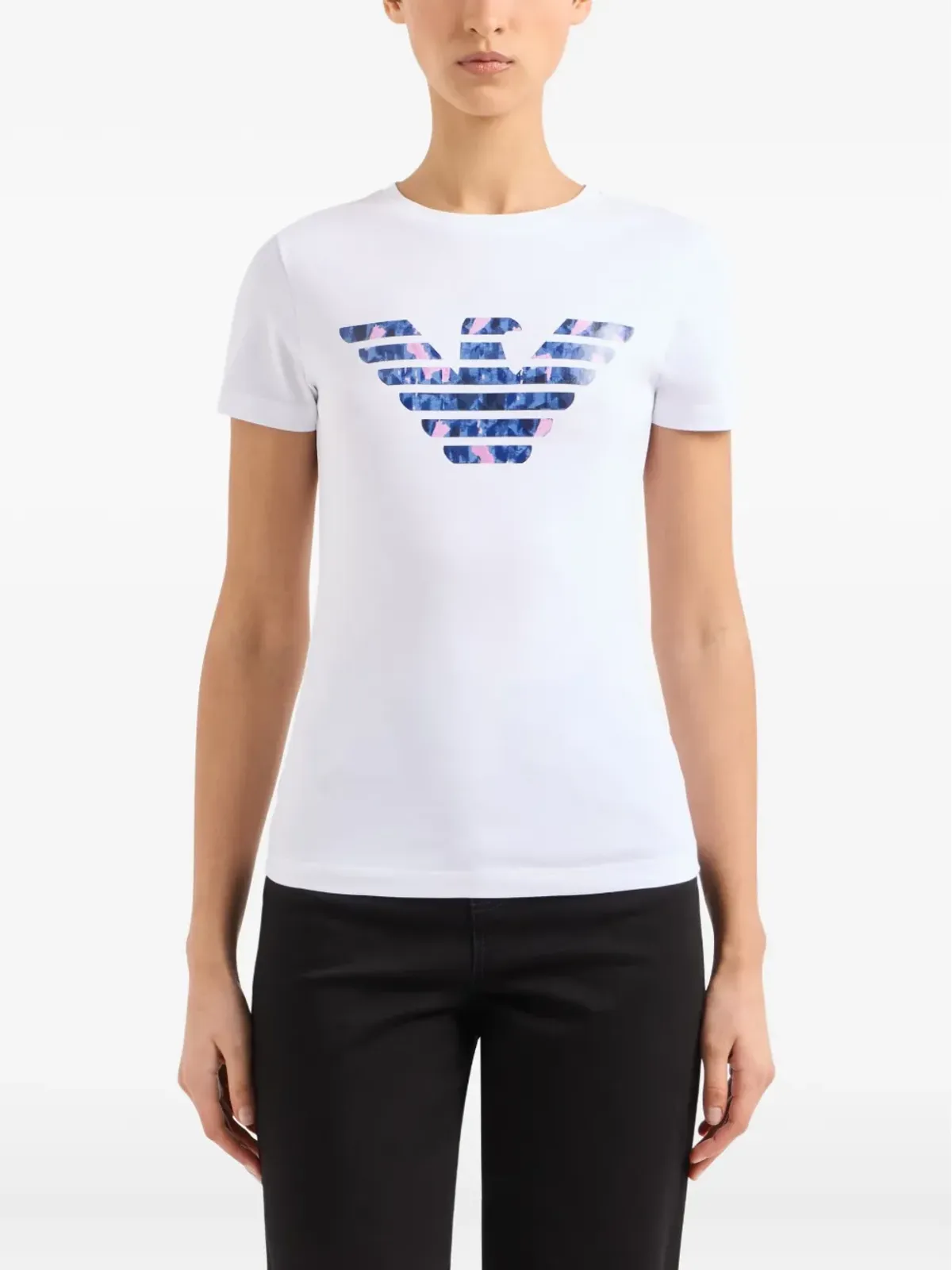 Emporio Armani eagle.graphic Tシャツ - ホワイト - 画像3