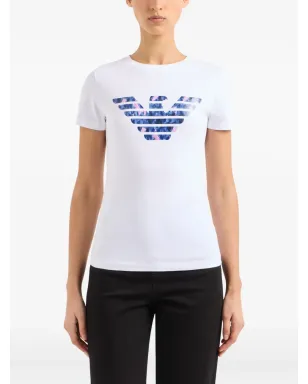 Emporio Armani eagle.graphic Tシャツ - ホワイト - サムネイル3