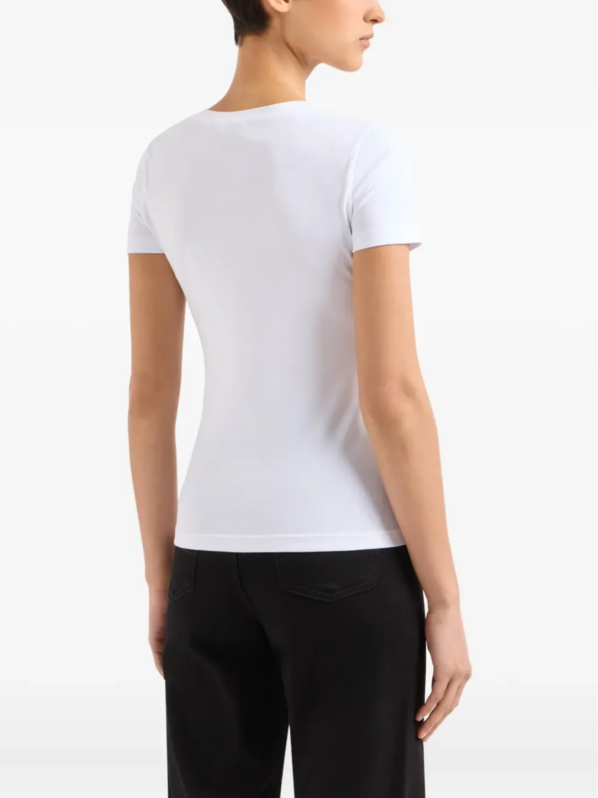 Emporio Armani eagle.graphic Tシャツ - ホワイト - 画像4