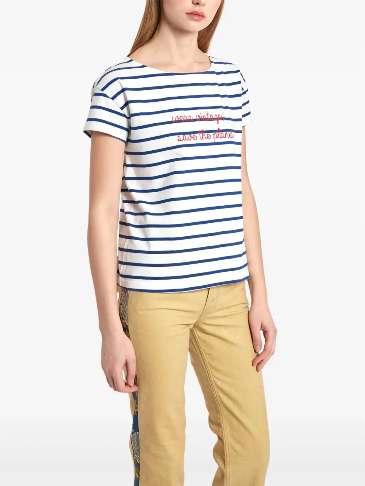 CAVALLI E NASTRI VINTAGE ビンテージストライプTシャツ - 画像2