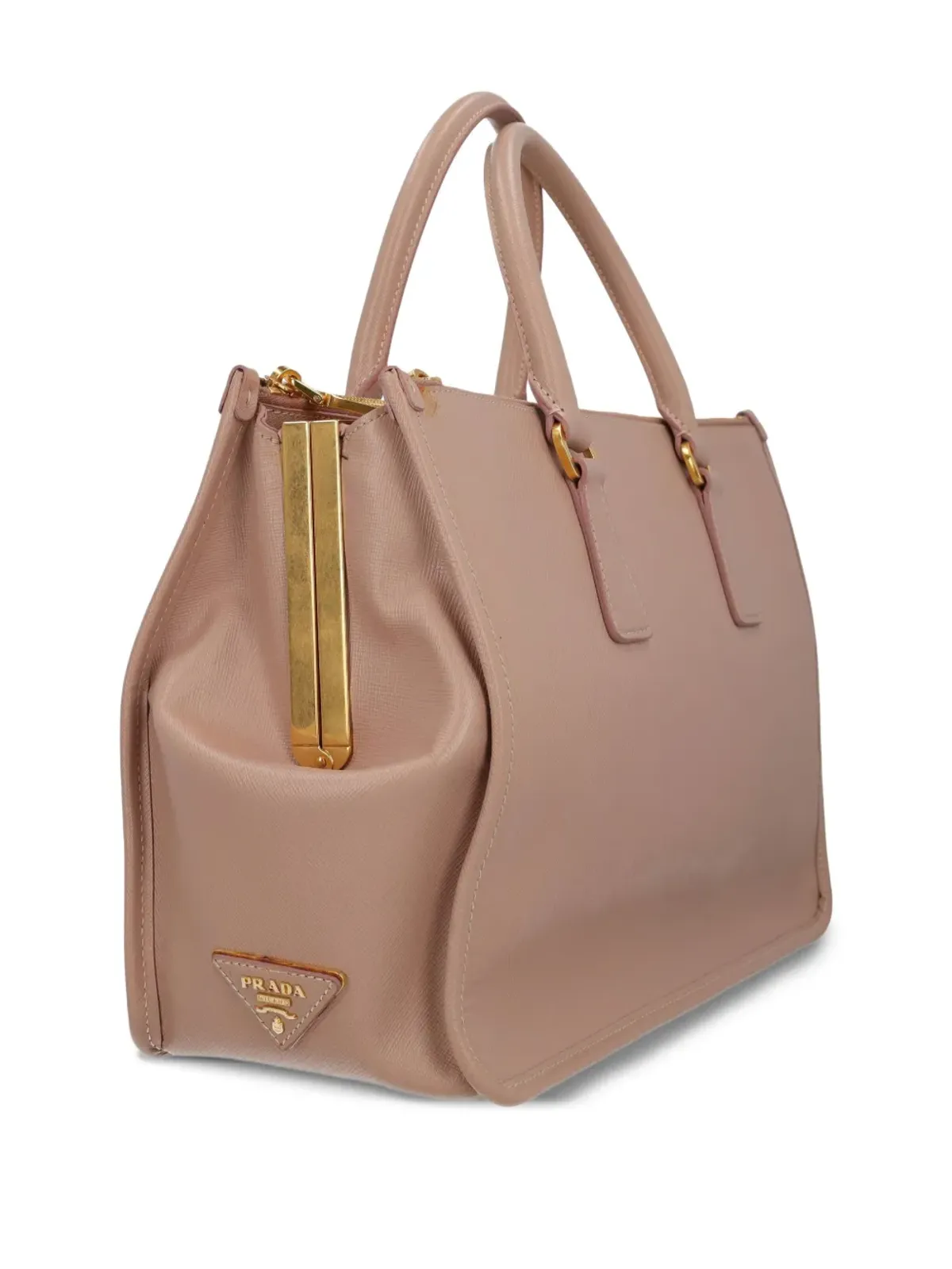 Prada ビンテージ ピラミッド型ハンドバッグ - ピンク - 画像3