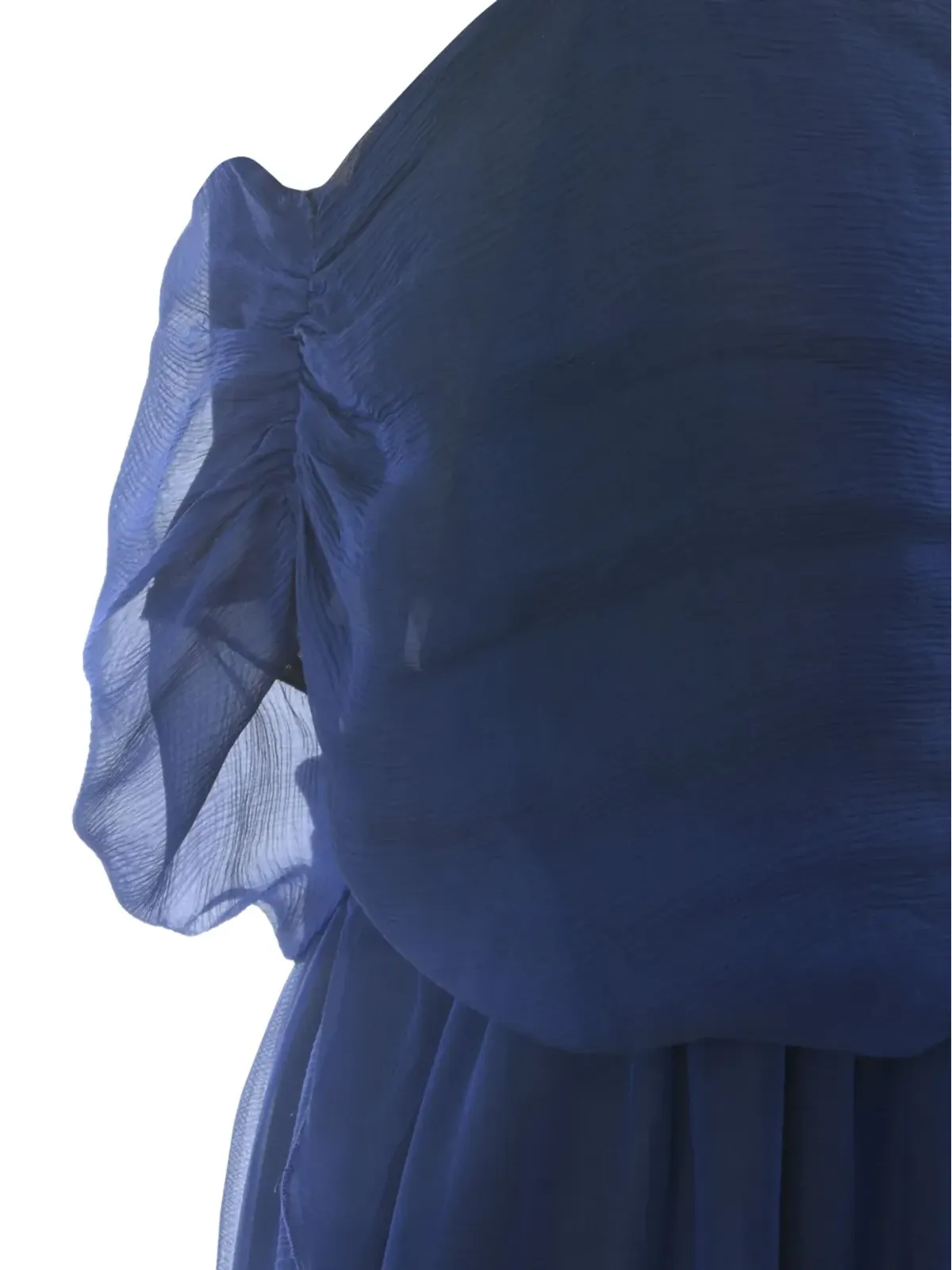 Krizia Pre-Owned シルクオーガンザ ロングドレス - 画像3
