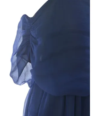 Krizia Pre-Owned シルクオーガンザ ロングドレス - サムネイル3