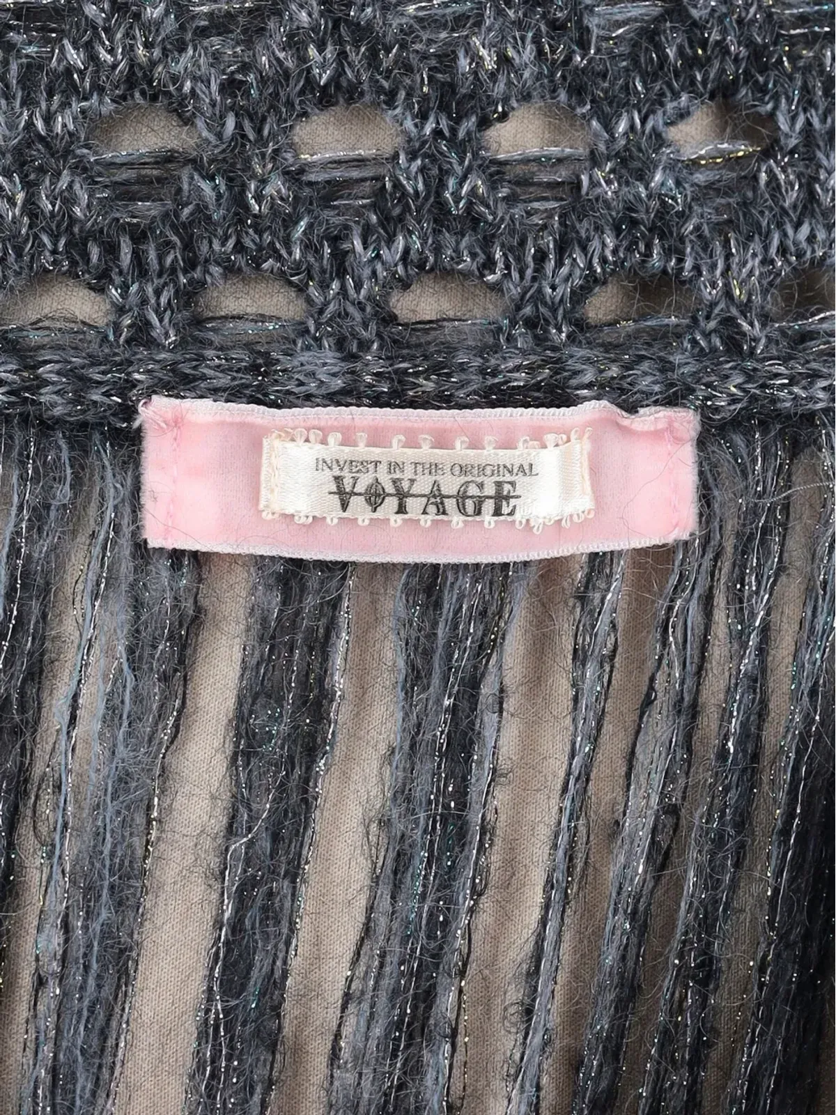 Voyage Et Cie ビンテージ ニットトップス - グレー - 画像2