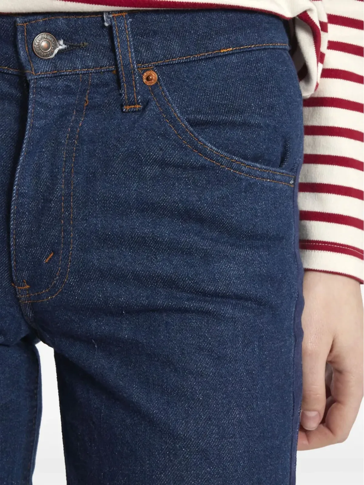 CAVALLI E NASTRI VINTAGE x Levi's 1980s straight-leg jeans - Blue - 画像5