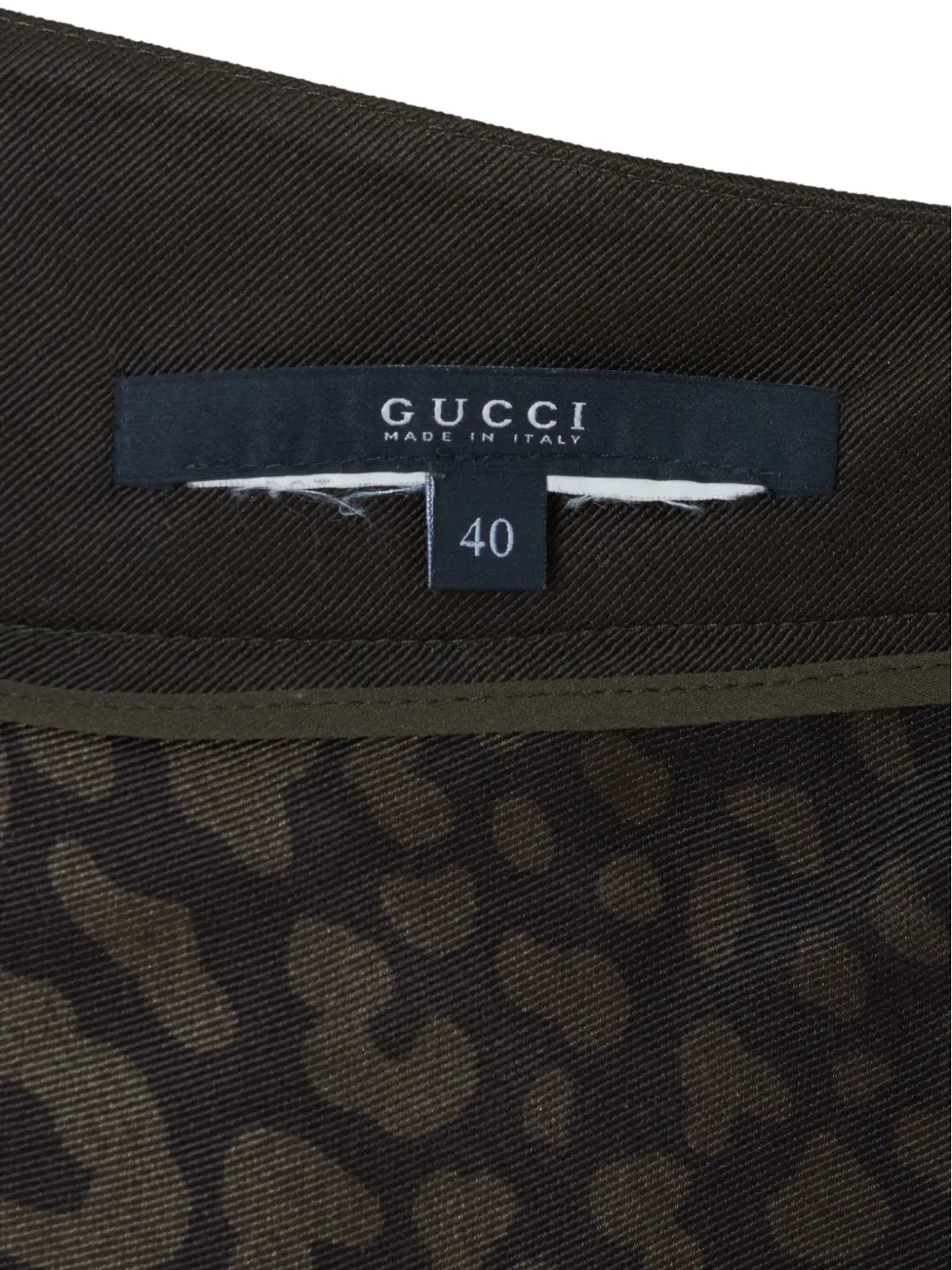 Gucci ビンテージ ワンショルダーミニドレス グリーン - 画像3