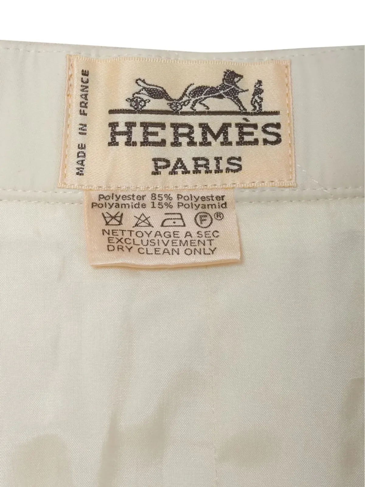 Hermès ビンテージ キルティング ミディスカート - 画像5