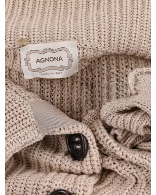 Agnona Vintage cotton cardigan - Brown - サムネイル5