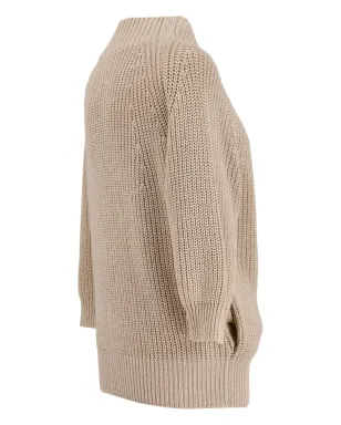 Agnona Vintage cotton cardigan - Brown - サムネイル4
