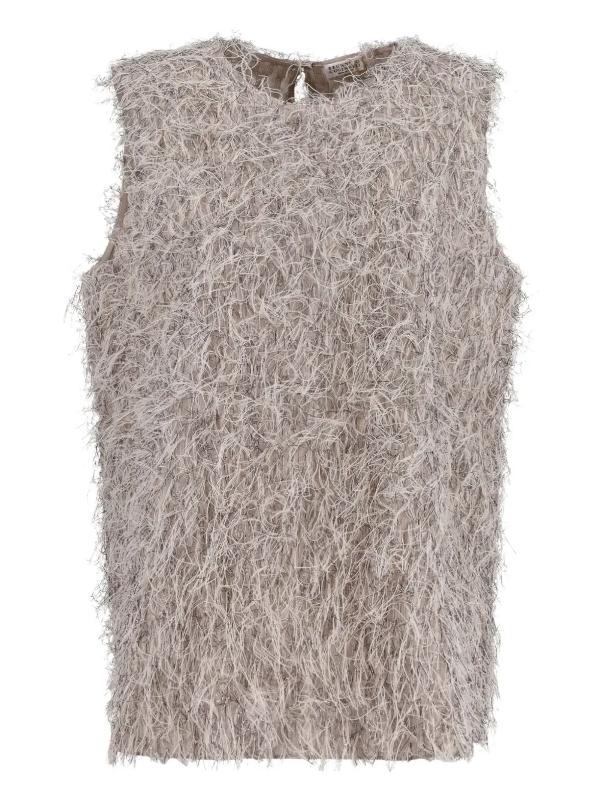 Brunello Cucinelli Vintage ルレックス フリンジトップ - 画像1