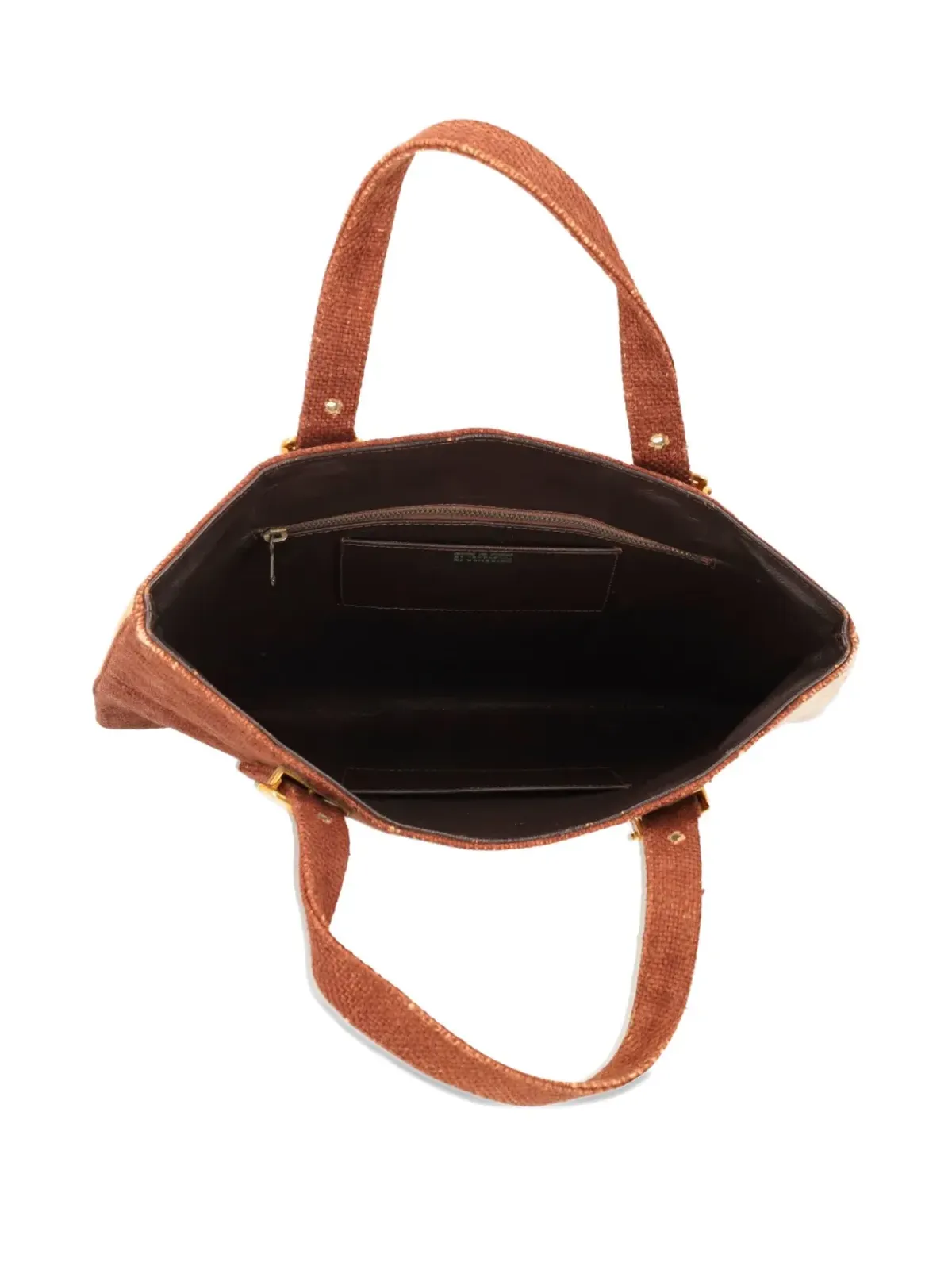 Roberta di Camerino Pre-Owned belt-print tote bag - Brown - 画像2