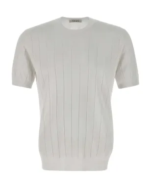 Kangra リブ編みの半袖Tシャツ - サムネイル1