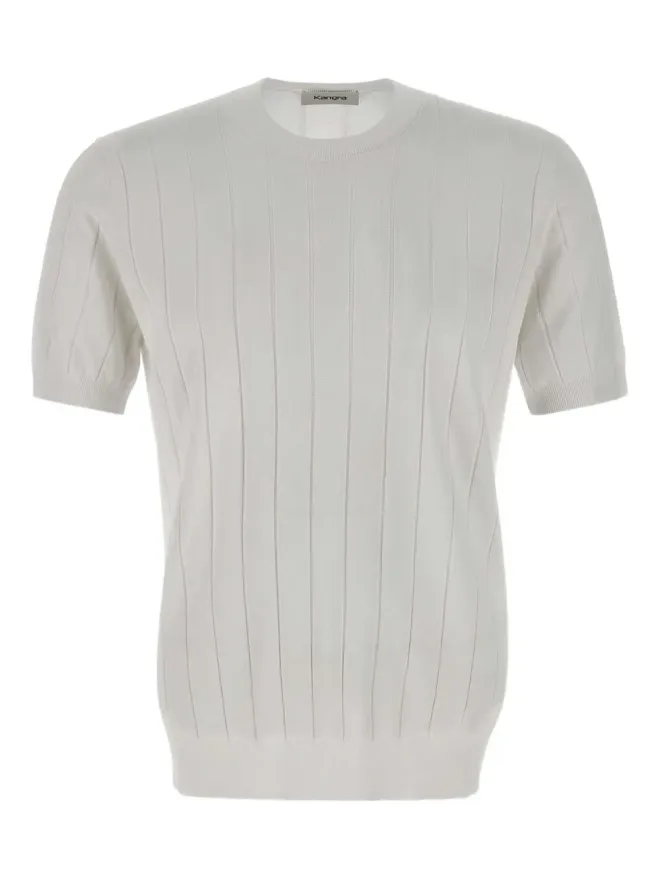 Kangra Kangra リブ編みの半袖Tシャツの商品画像