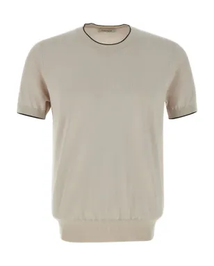 Kangra リブ編みクルーネックTシャツ - サムネイル1