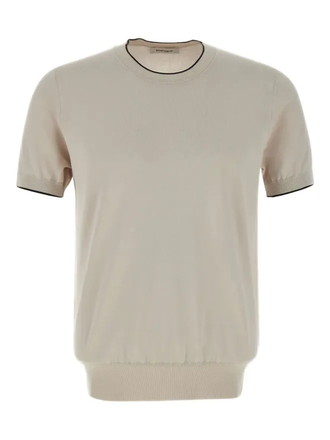 Kangra Kangra リブ編みクルーネックTシャツの商品画像