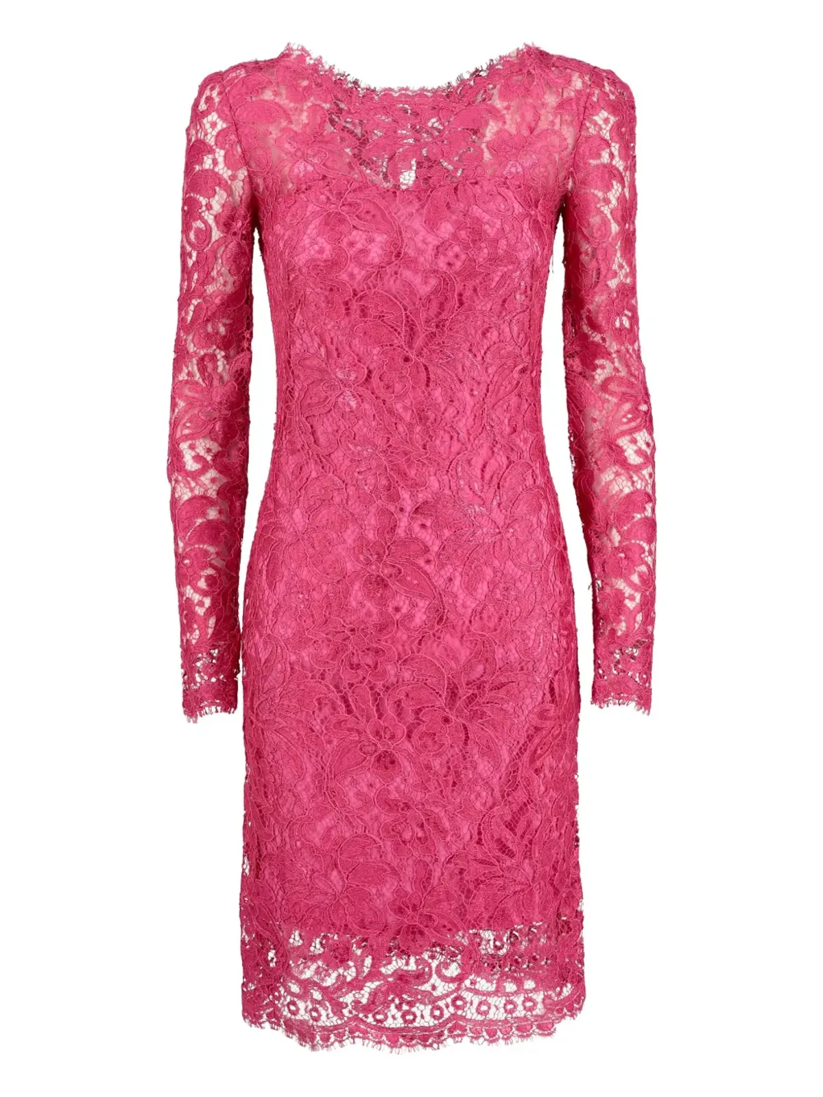 PUCCI Pre-Owned 刺繍入りレースドレス - ピンク - 画像1