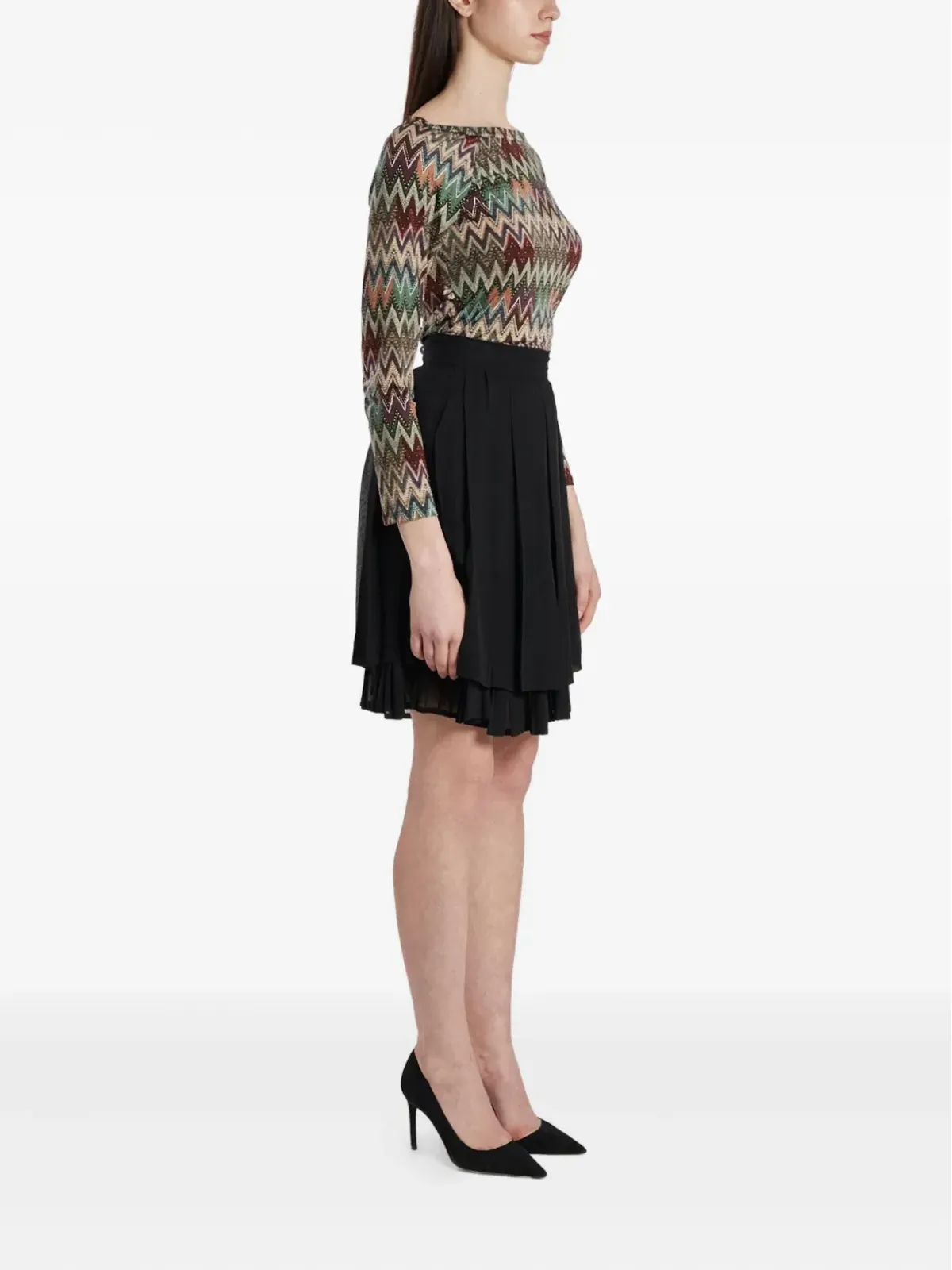 Sportmax Vintage プリーツスカート - 画像2