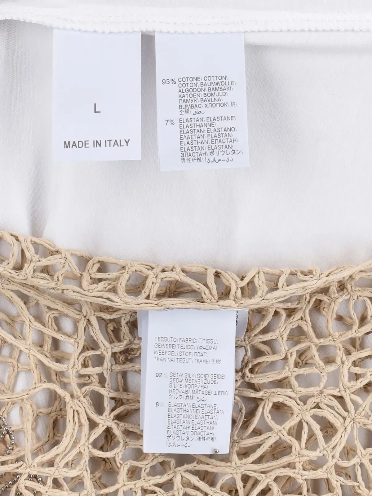 Brunello Cucinelli Vintage 花柄刺繍Tシャツ - 画像4