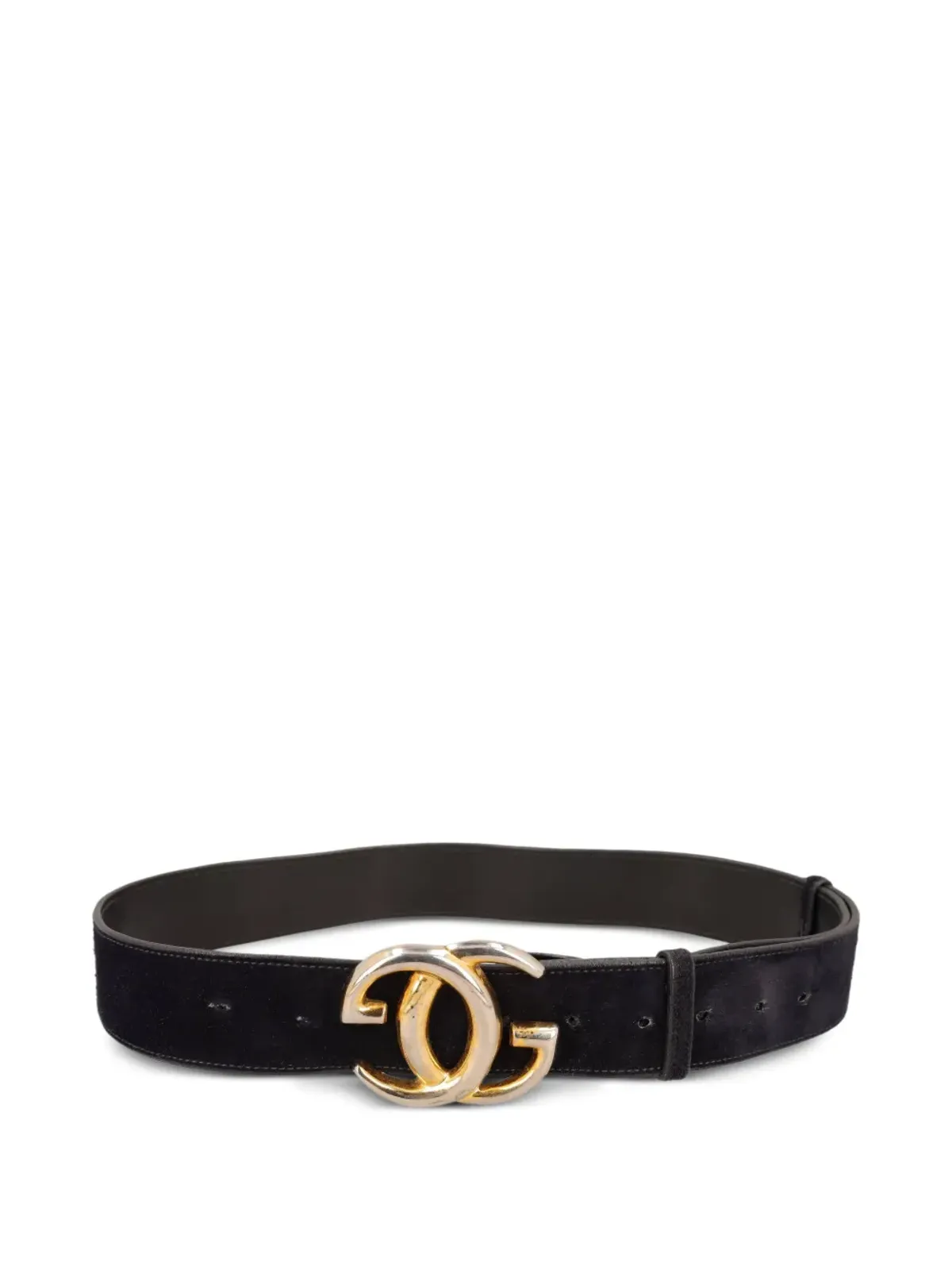 Gucci ビンテージ スエードバックルベルト - 画像1
